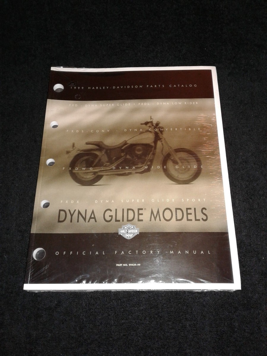 NEW FACTORY PARTS CATALOG 1999 DYNA GLIDE MODELS 99439 - 99 | eBay