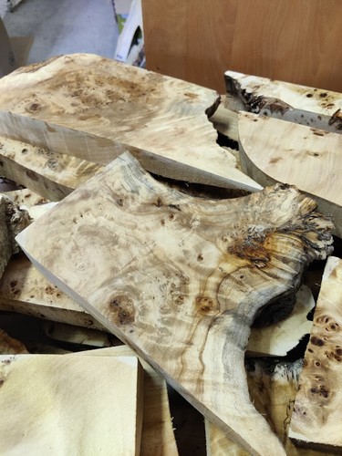 Morso pioppo 5 kg pioppo burl legno per bordi legno tornito - Foto 2 di 13