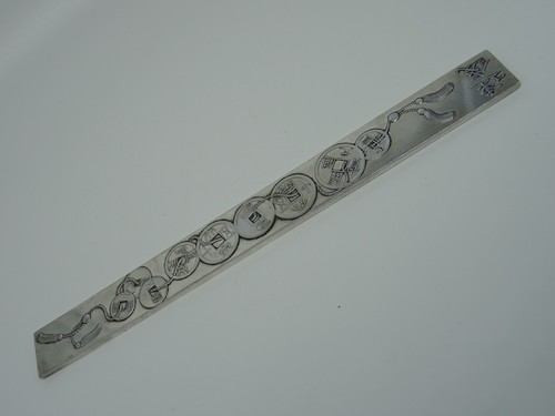 Antike chinesische Qing-Dynastie 0,0750 Silber BRAUT MITGIFTBARREN um 1880er - Bild 9 von 14