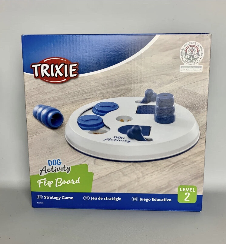 TRIXIE Dog Activity Flip Board | Level 2 Dog Puzzle | Intera