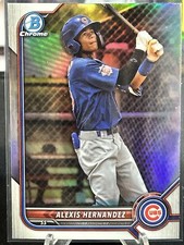 Alexis Hernandez Chicago Cubs 2022 Bowman Draft Chrome Refractor