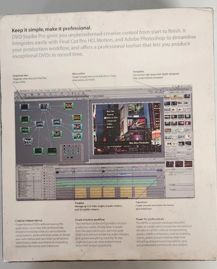  NEW SEALED Apple DVD studio Pro 3 Academic - Image 2 of 4