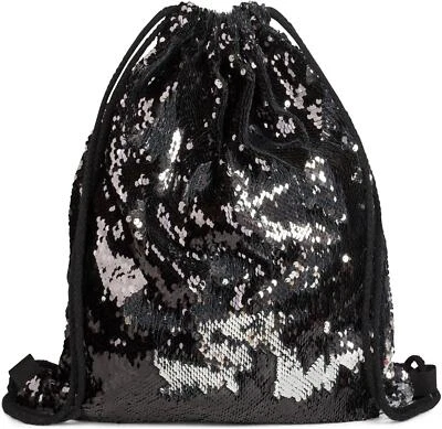 Sac de sport hipster à paillettes, sac à dos, sac de gym - Photo 1/2