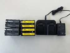 4x batteries np-f960/970 + double Charger IKAN & BONACELL