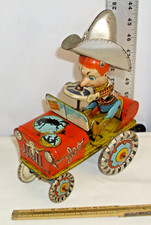 UNIQUE ART RODEO JOE TIN WIND UP TOY