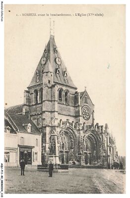 AQUP11-0702-80 - Moreuil - Moreuil Nach Dem Bombardement - Die Kirche