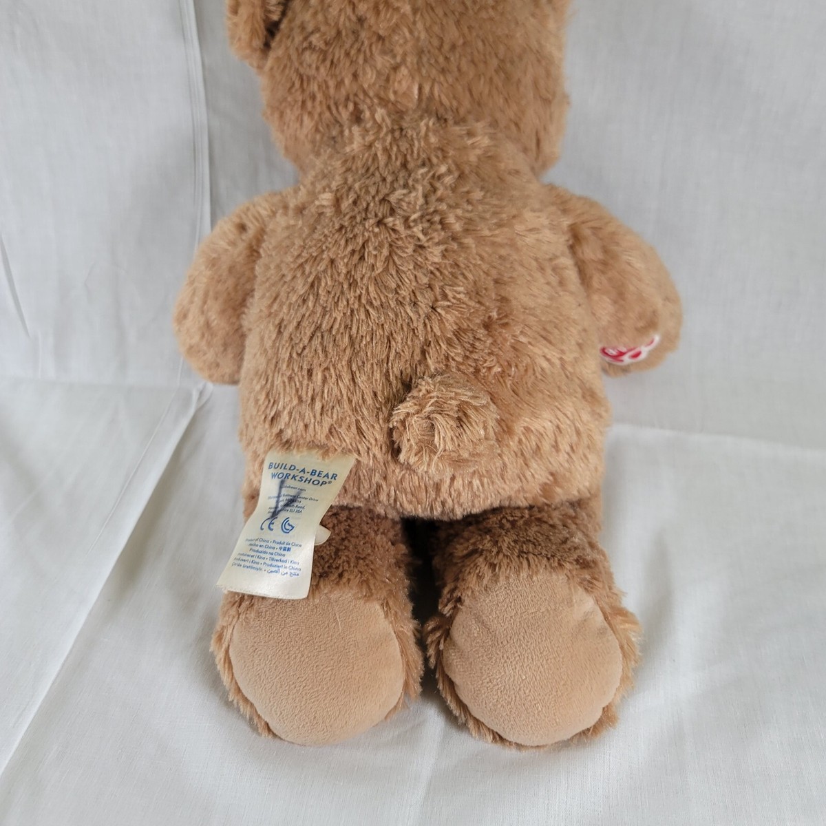 Build A Bear Vintage Classic Light Brown Bear Plush Stuffed Animal