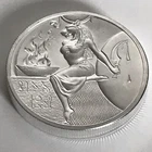 2 oz Silver Egyptian Gods Series Sekhmet Round Ultra High Relief Wastweet Cat