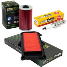 Wartung für Daelim Freewing 125 SQ125 2005-11 Set Luftfilter Ölfilter Zündkerze