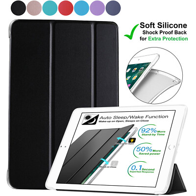 iPad 9.7 Air 4 3 2 1 5th 6th 7.9 10.2 10.5 10.9 Case Clear Back Cover Navy Blue