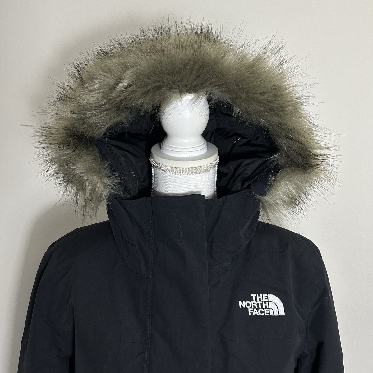 The North Face Women's Arctic Parka Down Coat TNF Black Sz The North Face Women's Arctic Parka Down Coat TNF Black Sz