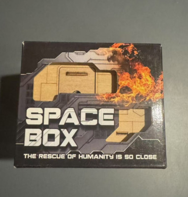 ESC WELT Space Box  Brain Teaser  Wooden Puzzle Box with Hidden Compartments NEW