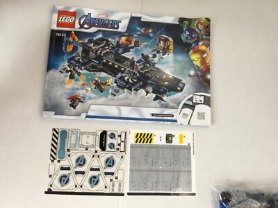 Lego Marvel Avengers Helicarrier #76153 Incomplete Set With 6