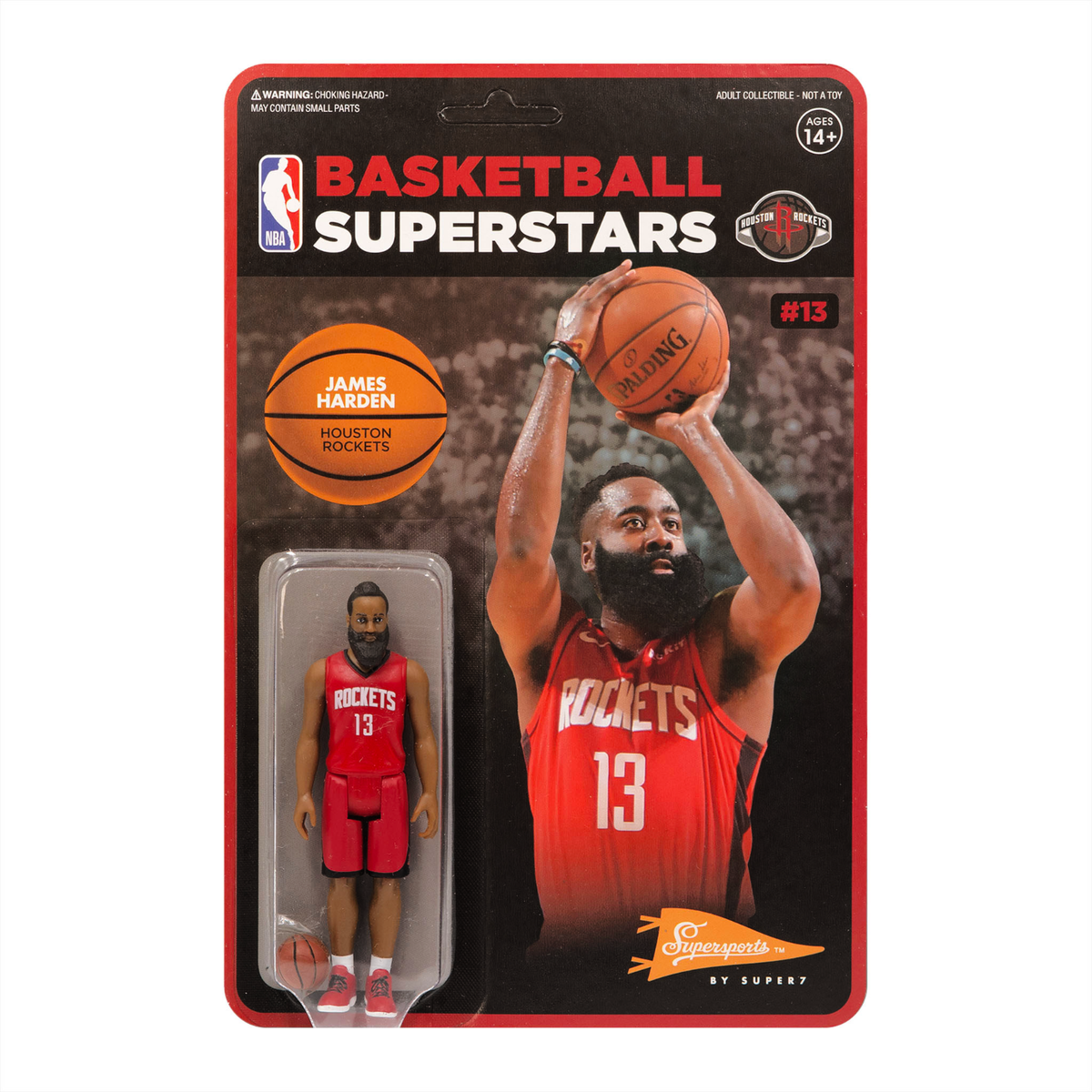 Nba Houston Rockets James Harden Figure Super