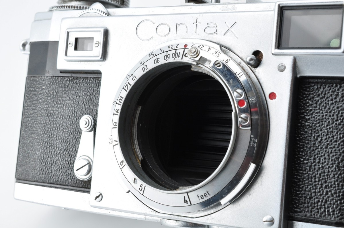 極美品 ZEISS IKON Contax IIa Sonnar 50mm Exc+++++】Contax Zeiss Ikon IIa Black Dial Film Camera