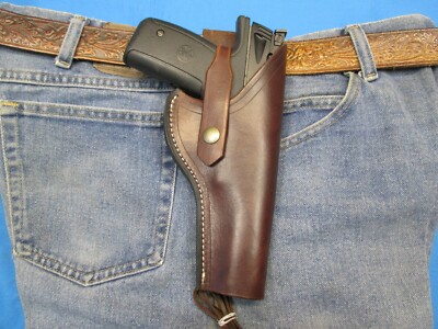Leather Holster for S & W 22 A-1 .22 LR Semi Auto R Hand Handmade WESTERN STYLE