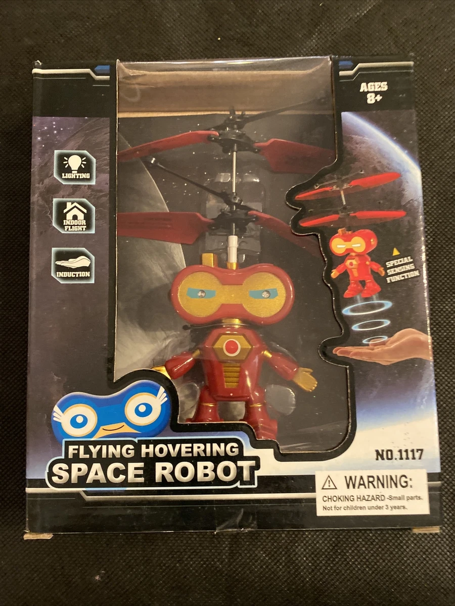 NIB RC Flying Hovering Space Robot RC Infrared Induction Helicopter Robot