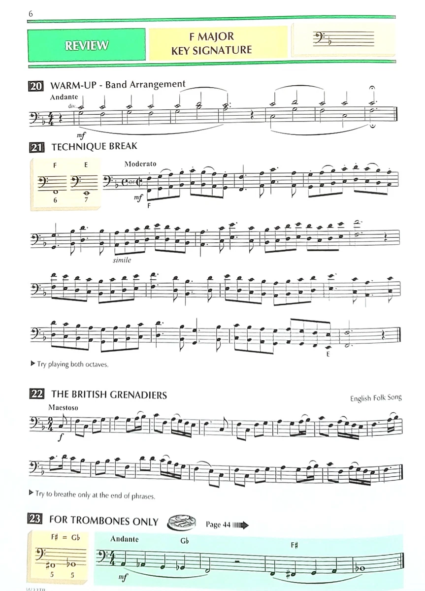 Standard of excellence sale trombone