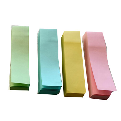 4 x HAFTNOTIZENSTREIFEN - POST IT NOTIZBLÖCKE Büro Schreibwaren Dokument Marker