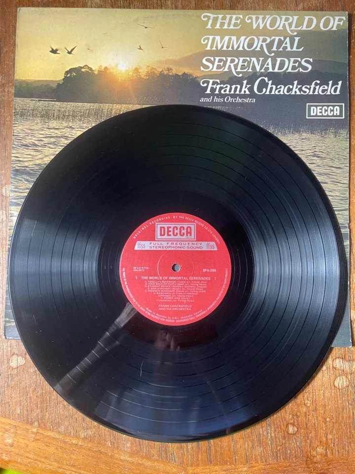Frank Chacksfield & His Orchestra – The World Of Immortal Serenades (UK) LP 1973 - Image 3 of 4
