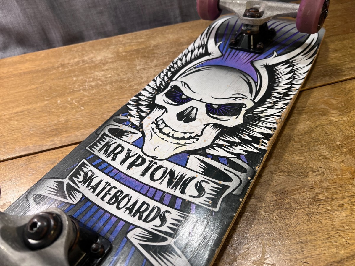 Vintage Kryptonics Skateboard All Original Trucks Wheels Board | eBay