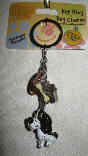 LITTLE PAWS KEYRING/BAG CHARM - ASSORTED DOG BREEDS - PLEASE CHOOSE - BRAND NEW - Picture 20 of 20