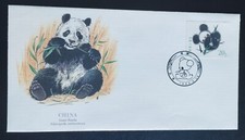 Timbre N° 2725 CHINE Enveloppe Premier Jour PANDA 1985 NATIONAL AUDUBON SOCIETY