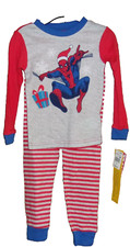 Marvel Spidey Man 2 Piece Boy's Pajama's Shirt Pants Set Size: 4T NWT 24