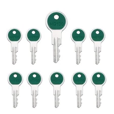 10PCS NG100 Tractor & Equipment Key Fits Many Brands Grove Vermeer Cushman Huber
