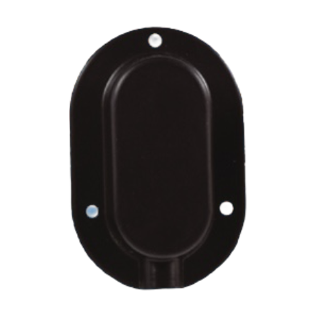 Cable Entry Cover Solar Satellite Aerial Air Con W4 Caravan Motorhome Black