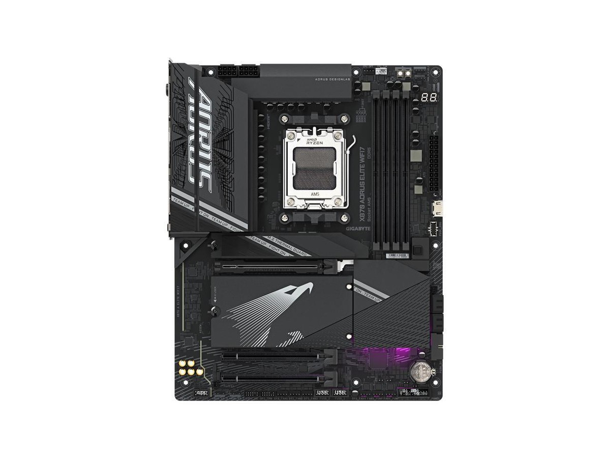 GIGABYTE X870 AORUS ELITE WIFI7 AM5 LGA 1718, ATX, DDR5, 4x M.2