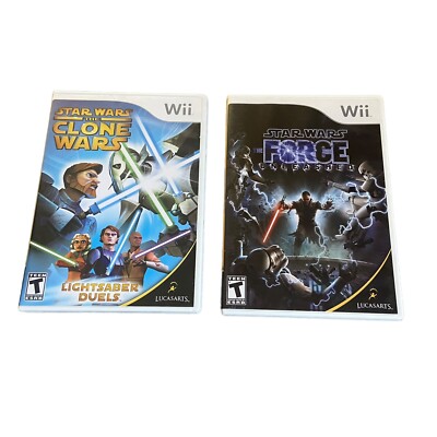 Star Wars: The Clone Wars - Lightsaber Duels & The Force Unleashed Nintendo Wii