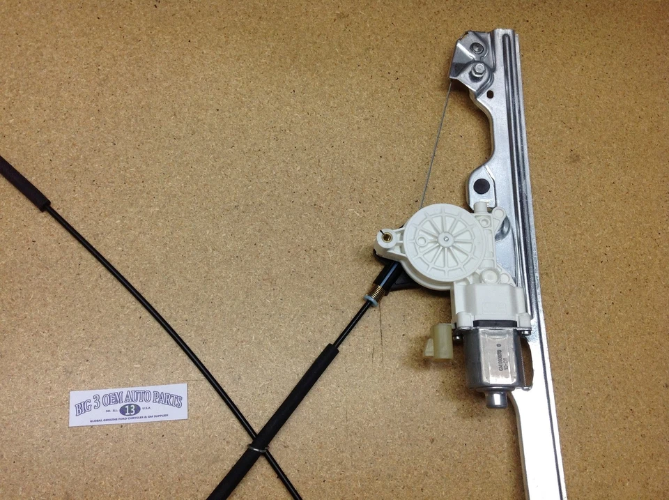 Chevrolet Silverado Avalanche GMC Sierra LH Front Door WINDOW REGULATOR new OEM - Image 3 of 4