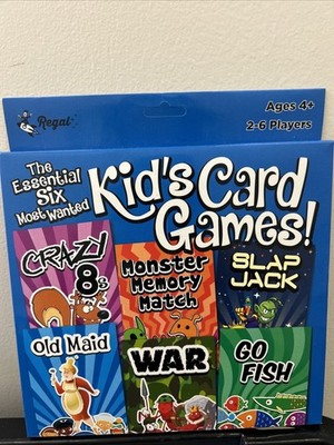 Regal The Essential Six Most Wanted Kids Card Games 