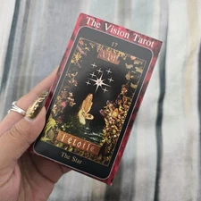 Vision Tarot 1995 Tim Thompson 78 Card Tarot Deck With Guidebook And Box USED