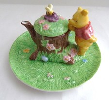 Disney Winnie The Pooh Mini Teapot and Plate Only- Midwest Of Cannon Falls
