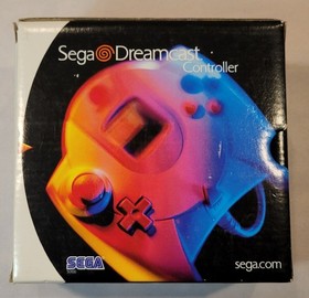 2000 SEGA Dreamcast White Controller OEM Complete in Box Very Good Condition