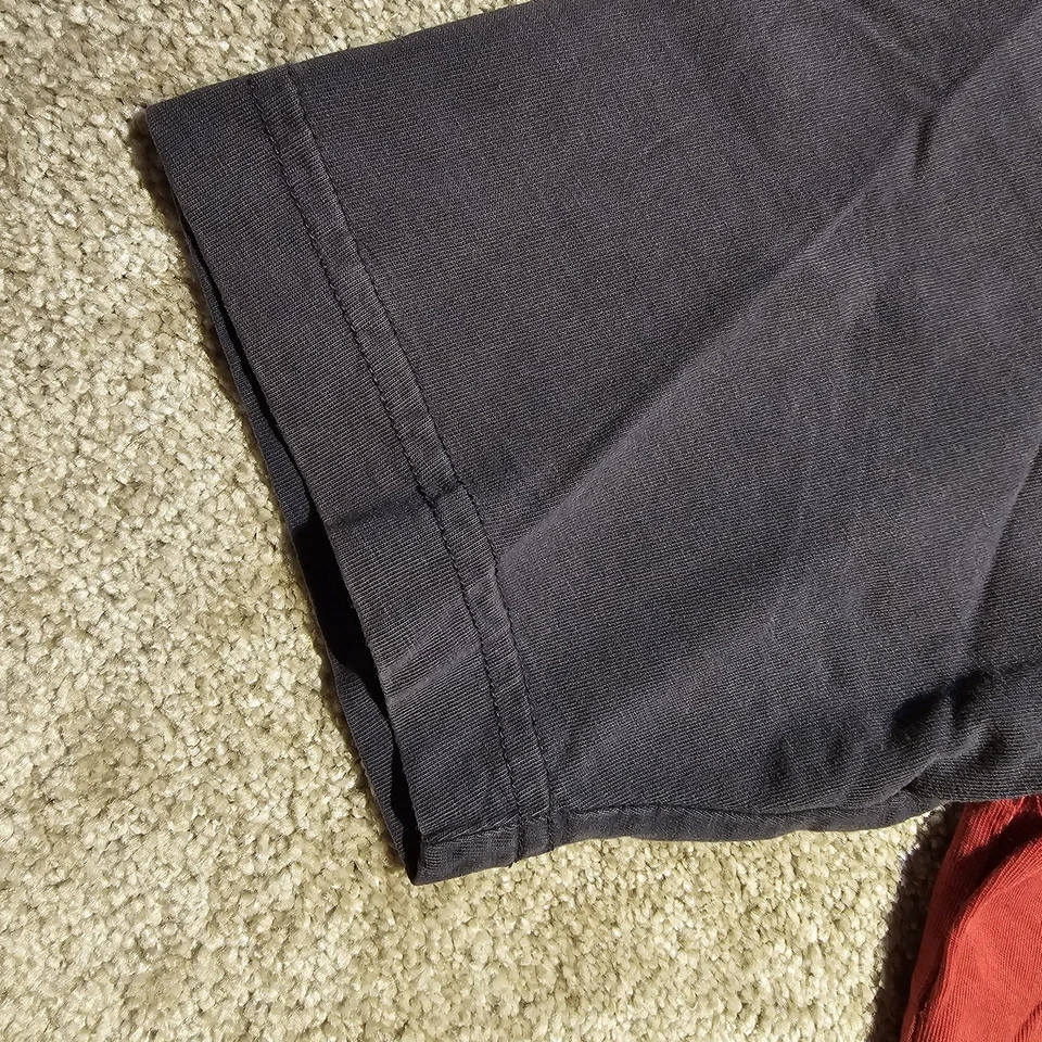 Vintage Y2k Old Navy Classic Logo Raglan T-Shirt Mens S Thrashed Ironic 2000s - Image 3 of 4