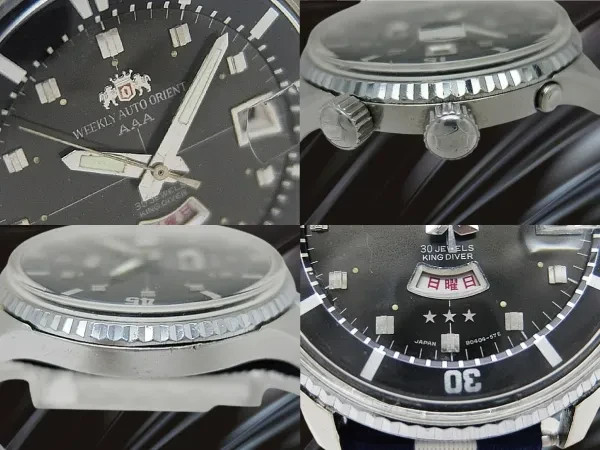 Weekly Auto Orient King Diver Ref. T104904E Day Date SS Black Dial