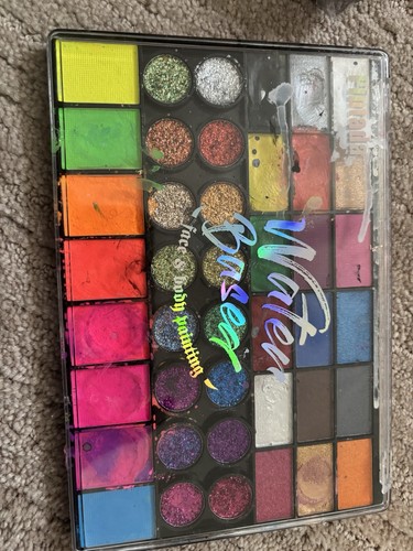 Fantasy Water-Based Face & Body Paint Palette Multicolor Halloween