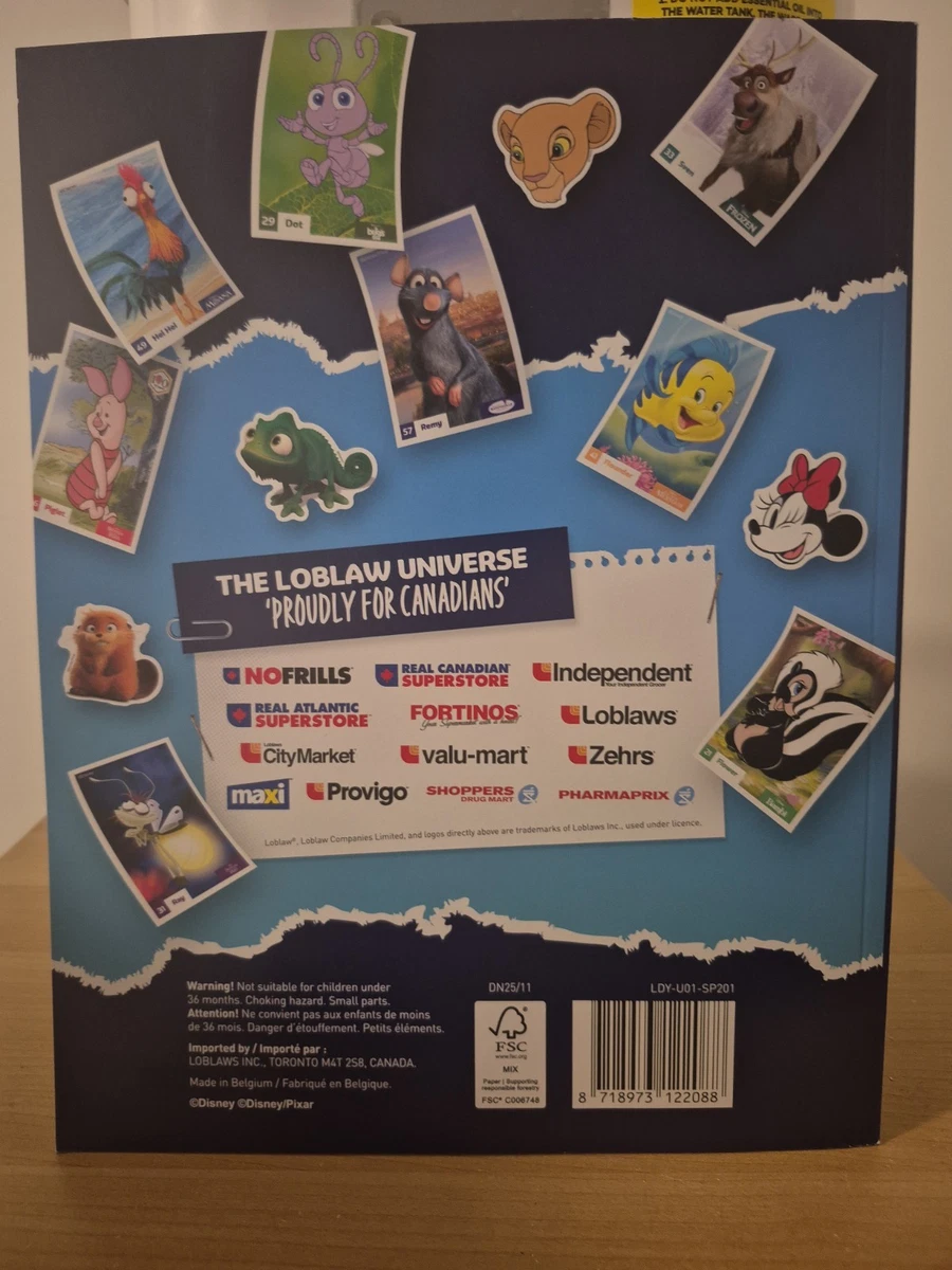 2026 Loblaws Disney Pixar Animal Friends  Sticker Album Book English (Empty) NEW