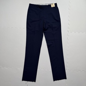 slim fit dress slacks Tapered-Fit Stretch Dress Pants for Tall Men in Marine Navy 38 / 38 / Marine Navy main image 0