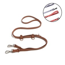 7.7 FT Heavy Duty Hands-Free Dog Leash Waterproof PVC-Coated Nylon with 360 