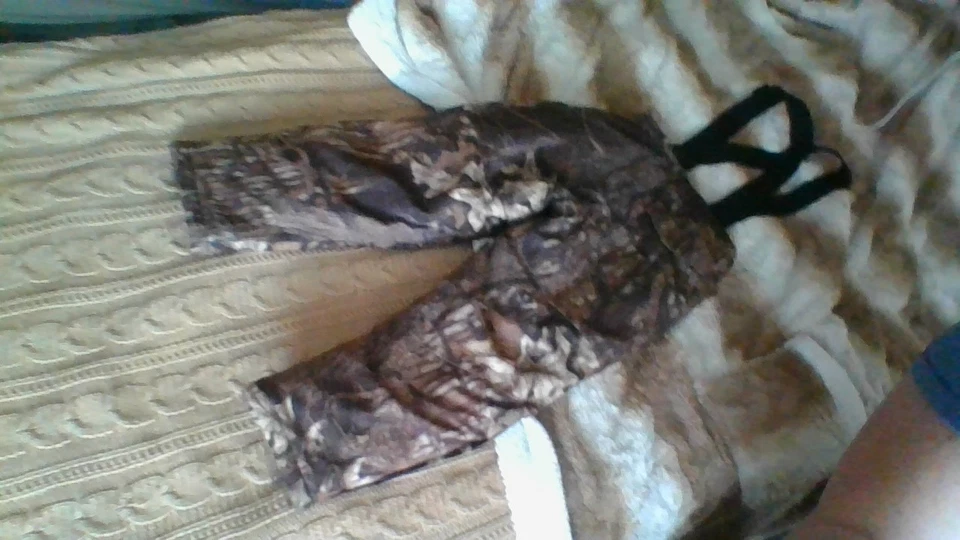 Cabela's Youth S 22x19 Insulated Hunting Pant Elastic Adj Suspnd 3-Poc Zip Ankle - Image 2 of 4