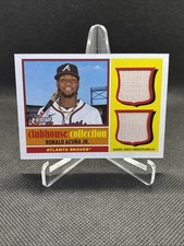 2025 Topps Heritage RONALD ACUNA JR Clubhouse Collection Dual Relic #CCSDR-RA