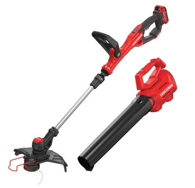 #ad Craftsman CMCK197D1 20V Combo Kit Cordless String Trimmer amp; Blower $89.33