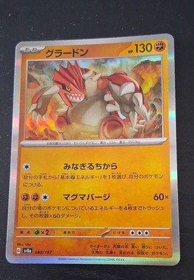 Groudon (Master Ball Pattern) 080/187 Sv8a: Terastal Fest Ex Holo (Japanese)