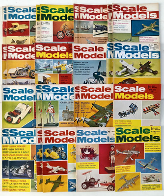 Scale Models Magazine June 1970 - October 1972 SELECT ISSUES