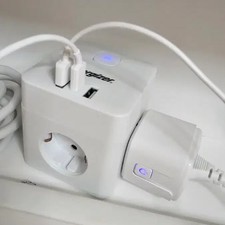Enerzizer Multi Outlet Power Strip with USB-C  USB-A, Overload Protection