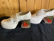 Costume Funtasma Floating Fish Heels Pf Oxford Lace Up Boots Adult Men Sz10-11